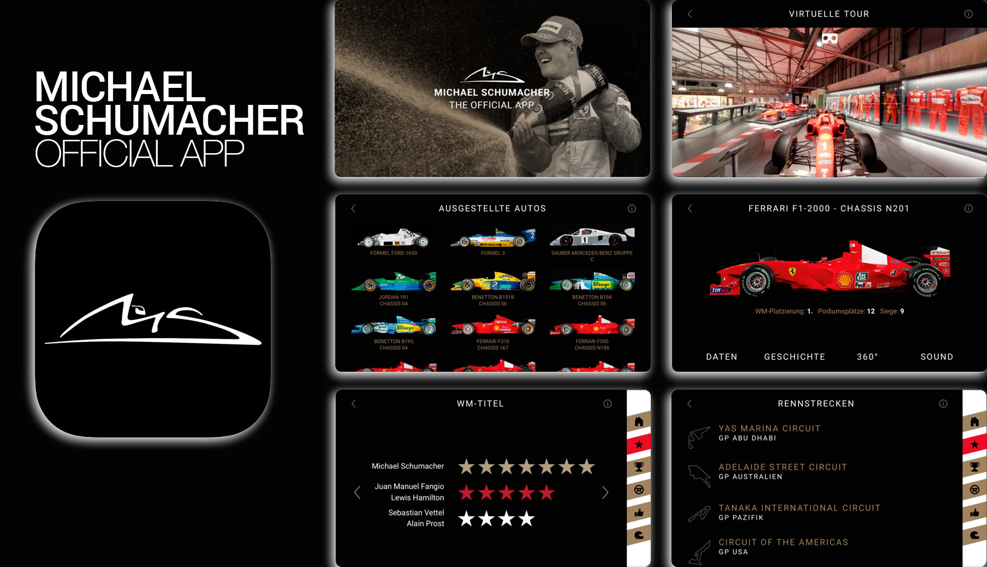 Michael Schumacher Private Collection - Motorworld Eventlocations