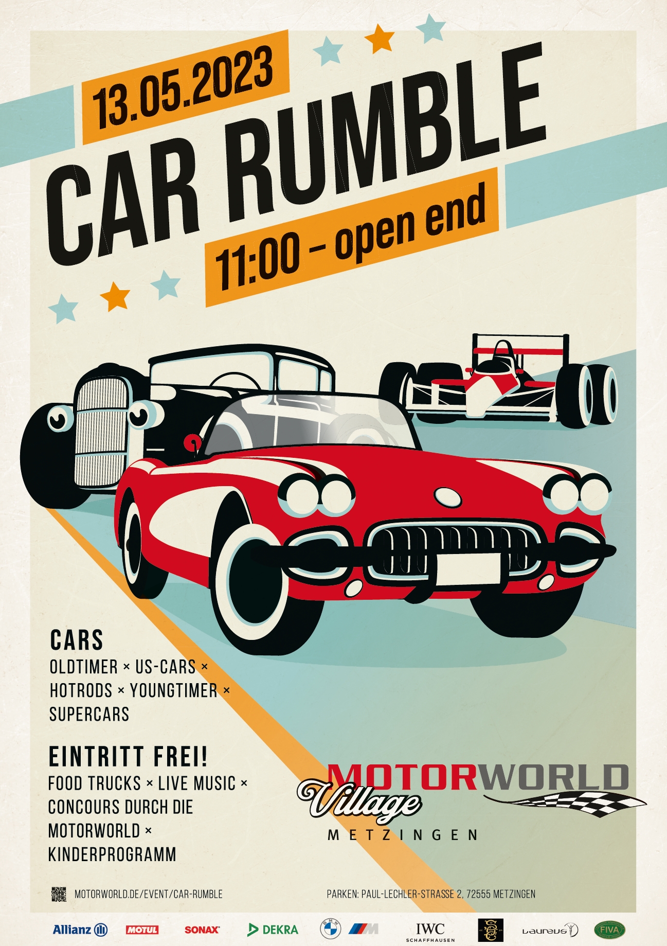 MOTORWORLD CAR RUMBLE - Motorworld Eventlocations