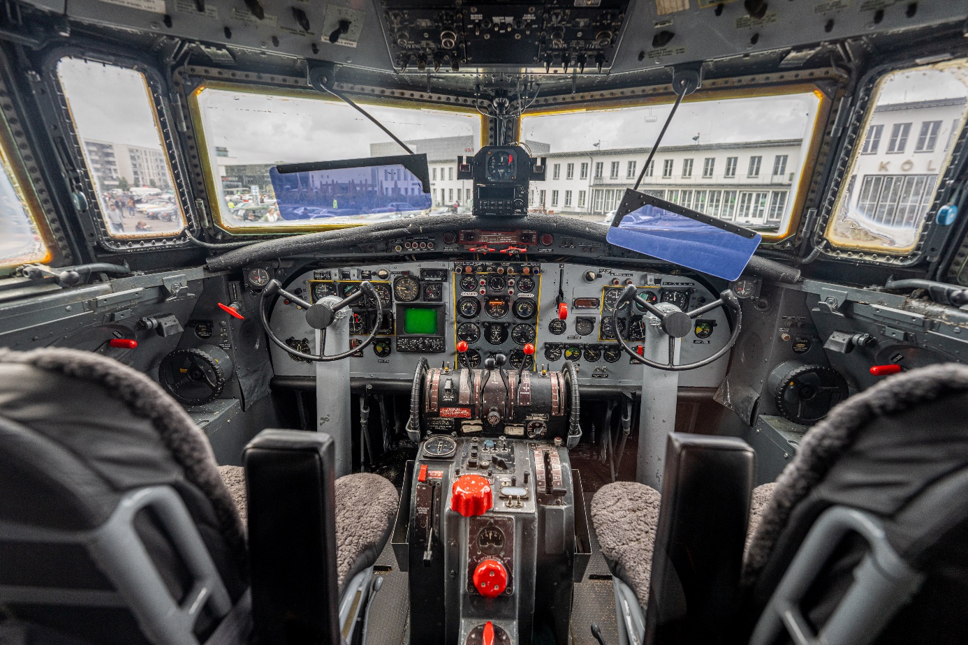 Flugzeug Cockpit