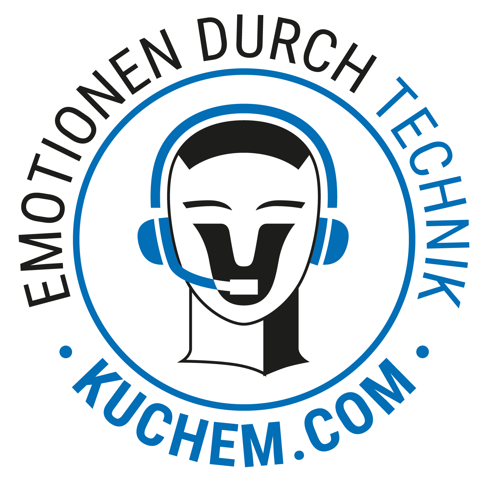 Logo von Ewone Duch Tech Chem.com mit stilisiertem Gesicht im Kreis